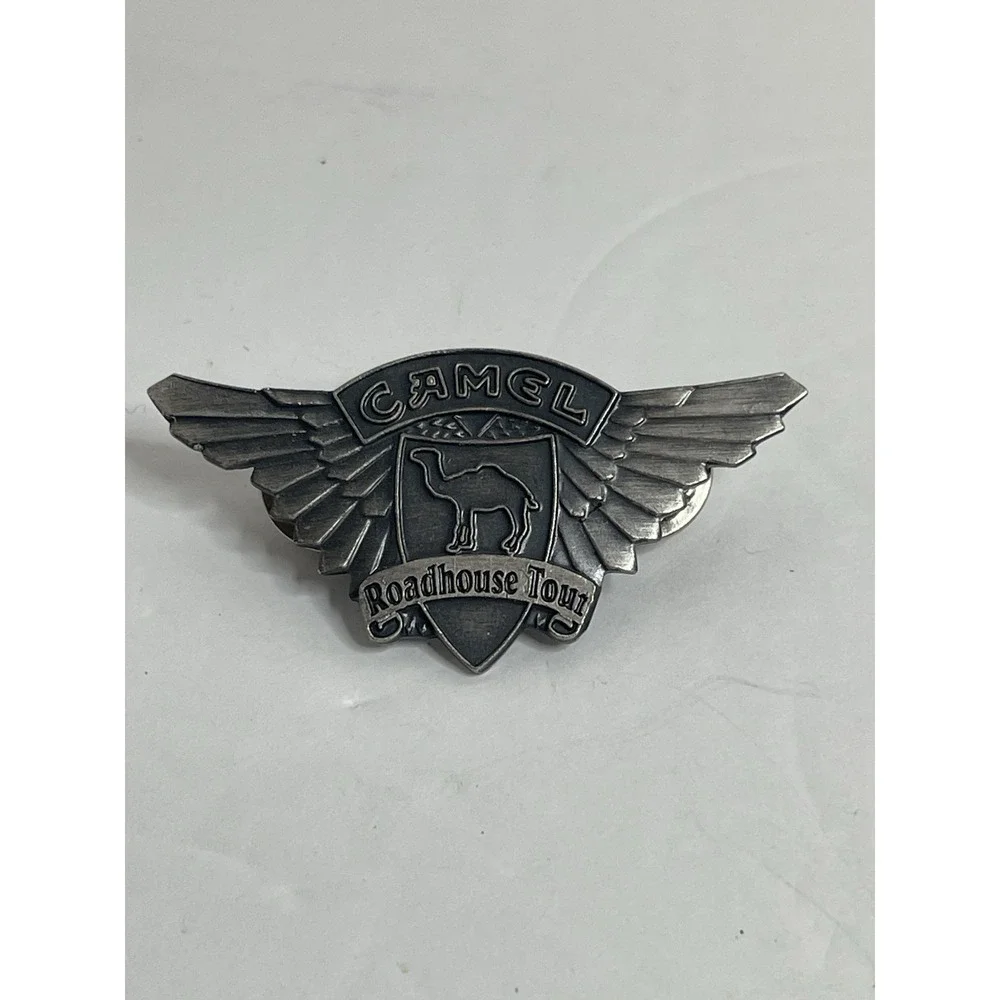 Camel Cigarettes Roadhouse Tour Pin 1998 RJ Reynolds Tobacco Co Cap Hat Lapel
